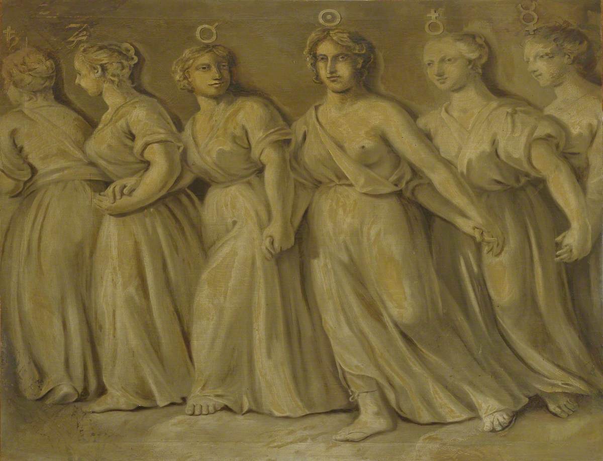 Female Personification of the Planets and Other Heavenly Bodies