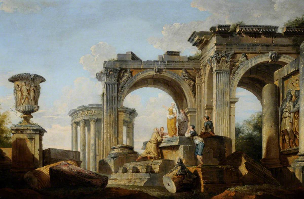 Capriccio of Classical Ruins with Figures