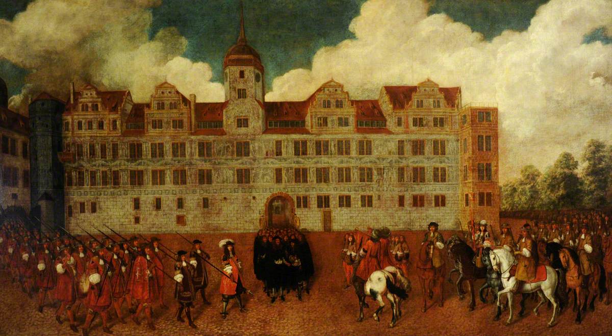 The Residenzschloss, Dresden: Façade