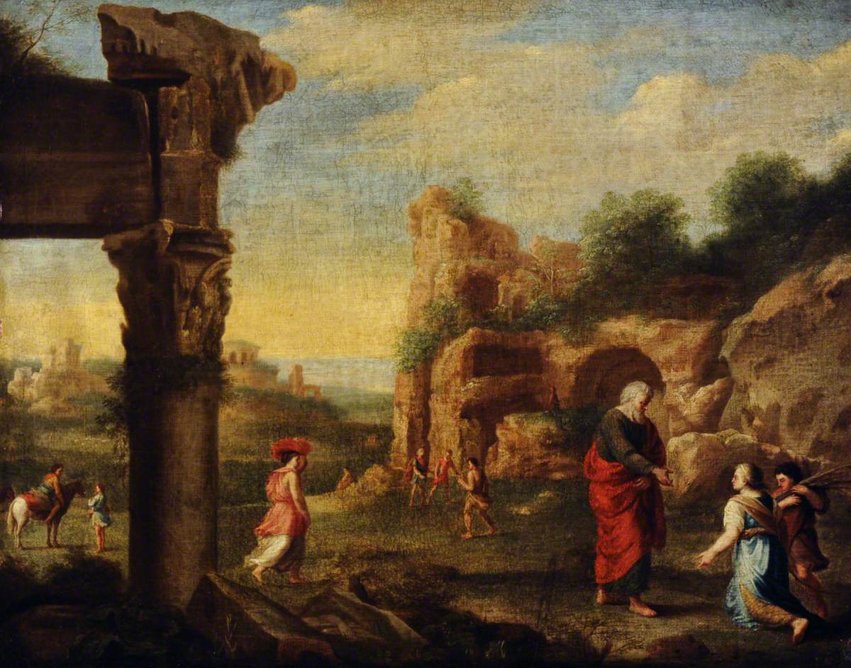 Italianate Landscape with Elijah and the Widow of Sarepta