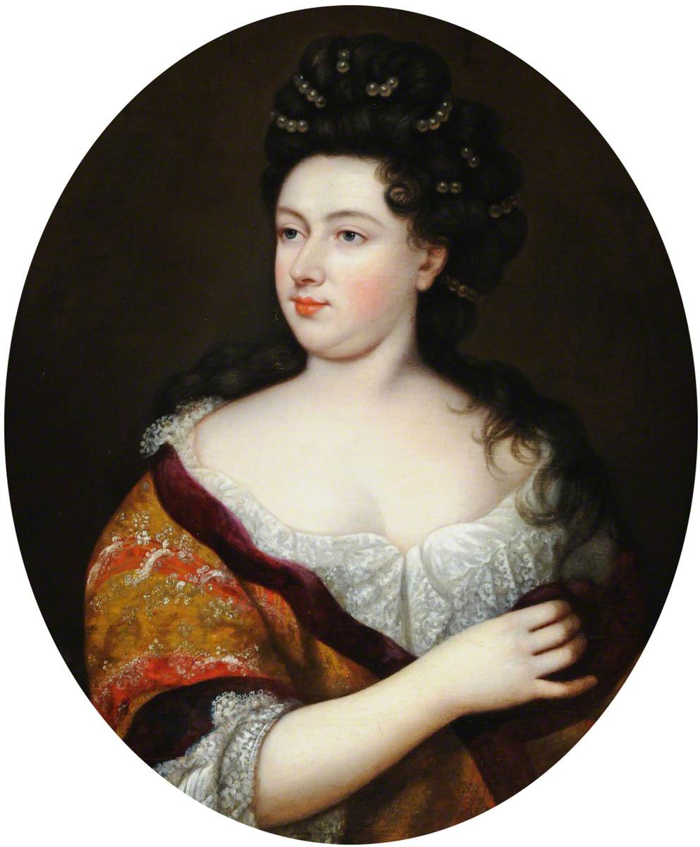 Portrait of an Unknown Lady in a Brocaded Mantle