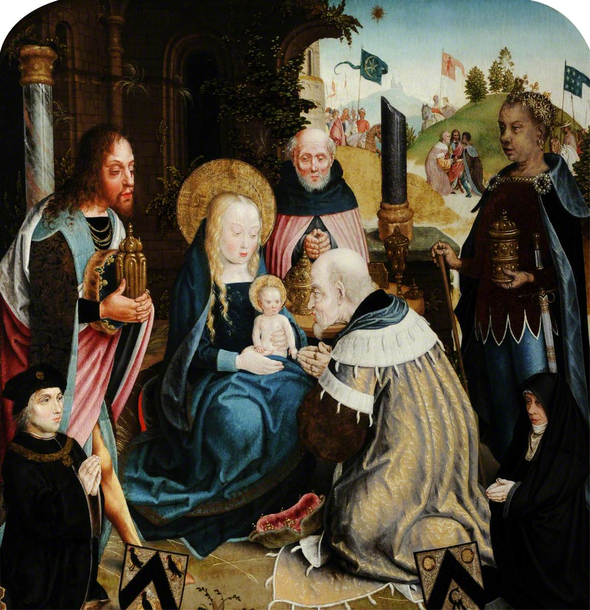 The Adoration of the Magi with Donors