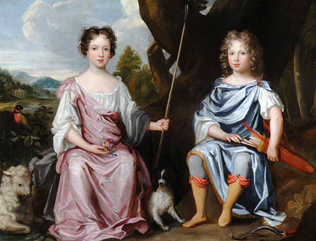 Edward Graham (c.1679/1681–1710), Later 2nd Viscount Preston, and His Sister Catherine (1677–757), Later Lady Widdrington, in Pastoral Dress