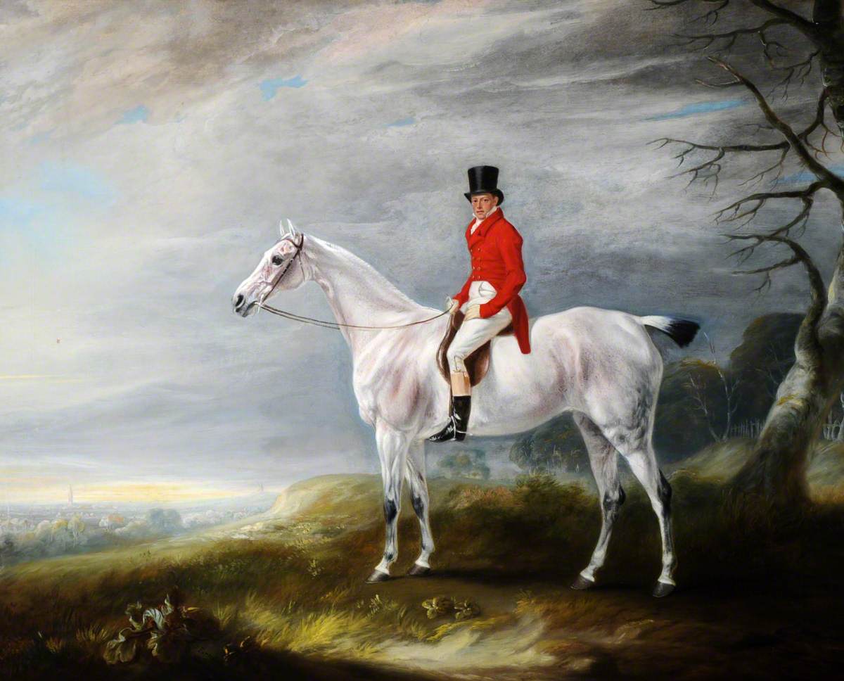 William Rutson (1791–1867), on a Grey Hunter