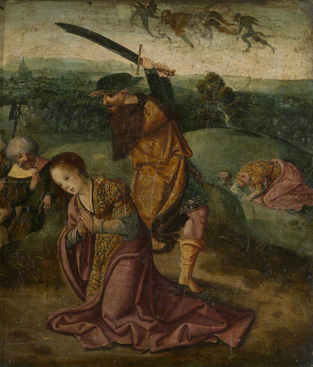 The Oxburgh Retable: The Martyrdom of Saint Barbara