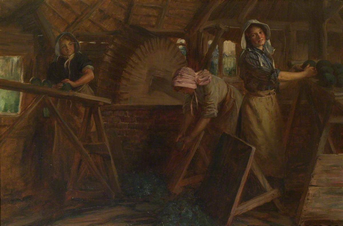 Work at the Old Woad Mill