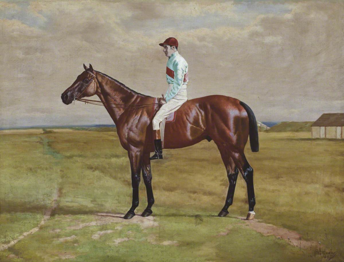 'Melton', a Bay Racehorse, with Fred Archer (1857–1886), up