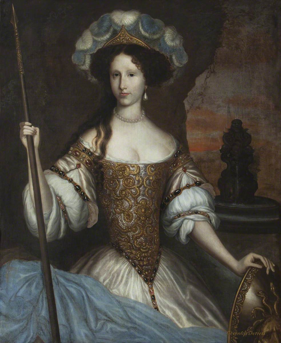 Elizabeth Washington (c.1655–1693), Lady Ferrers, as Minerva