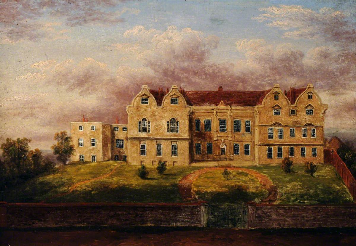 Imaginary View of the West Front of Treasurer's House in the Mid-Eighteenth Century