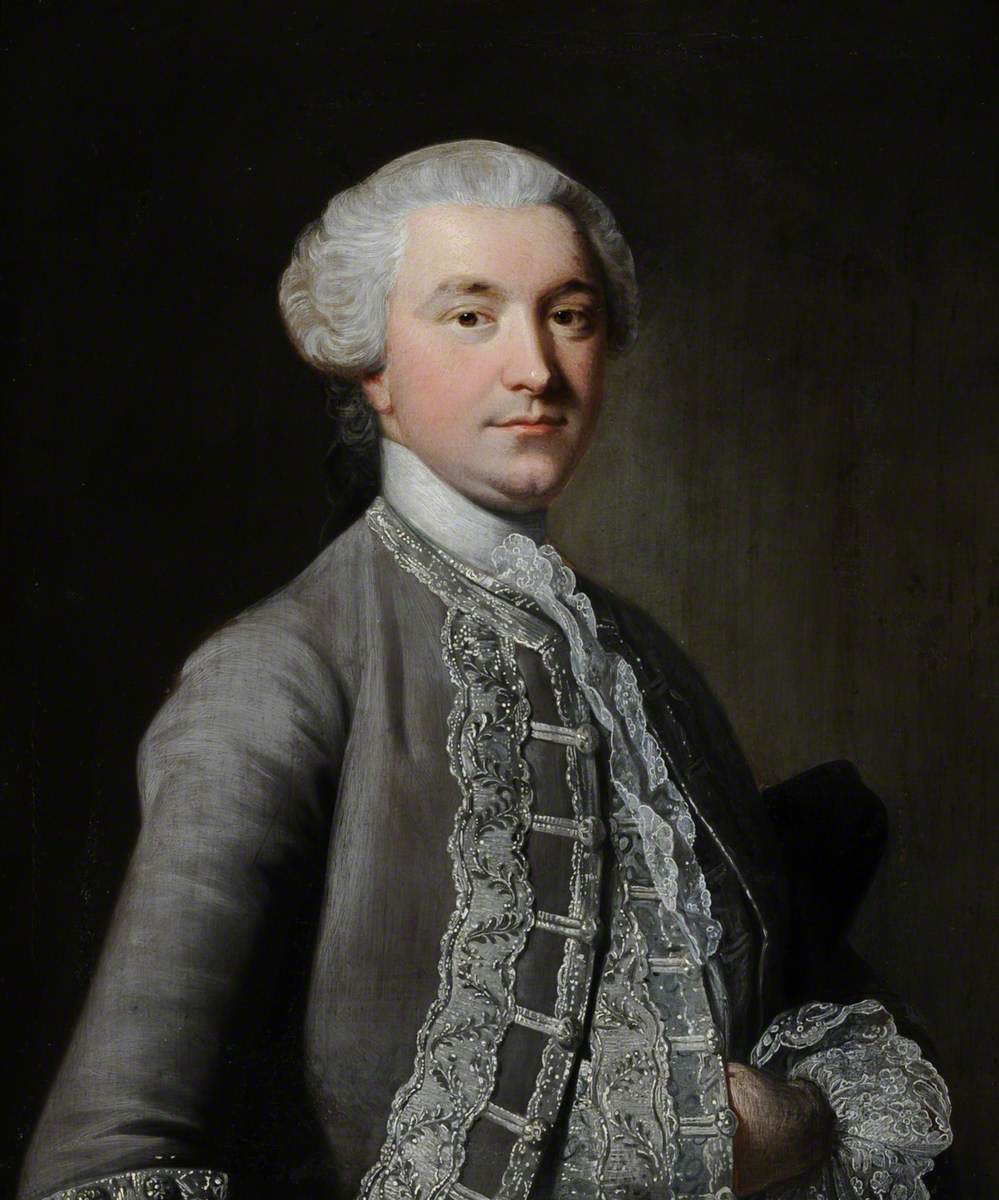 Portrait of an Unknown Man in a Grey Suit