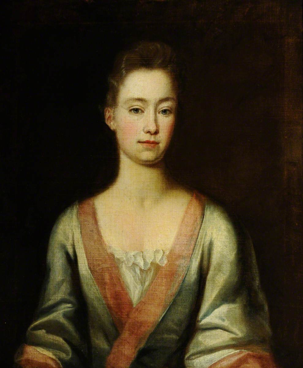 Portrait of an Unknown Lady in White and Pink