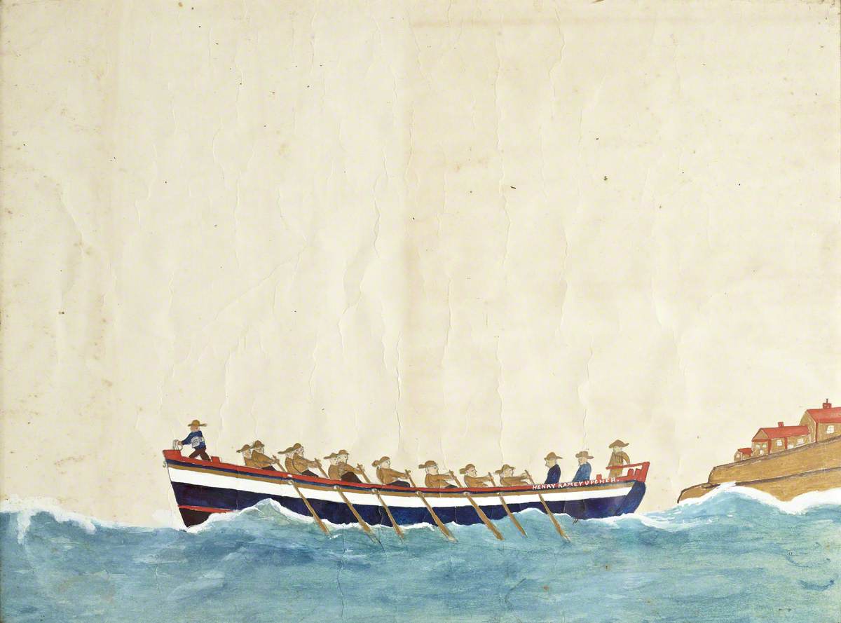 The Lifeboat 'Henry Ramey Upcher' (1894–1935), at Sheringham | Art UK