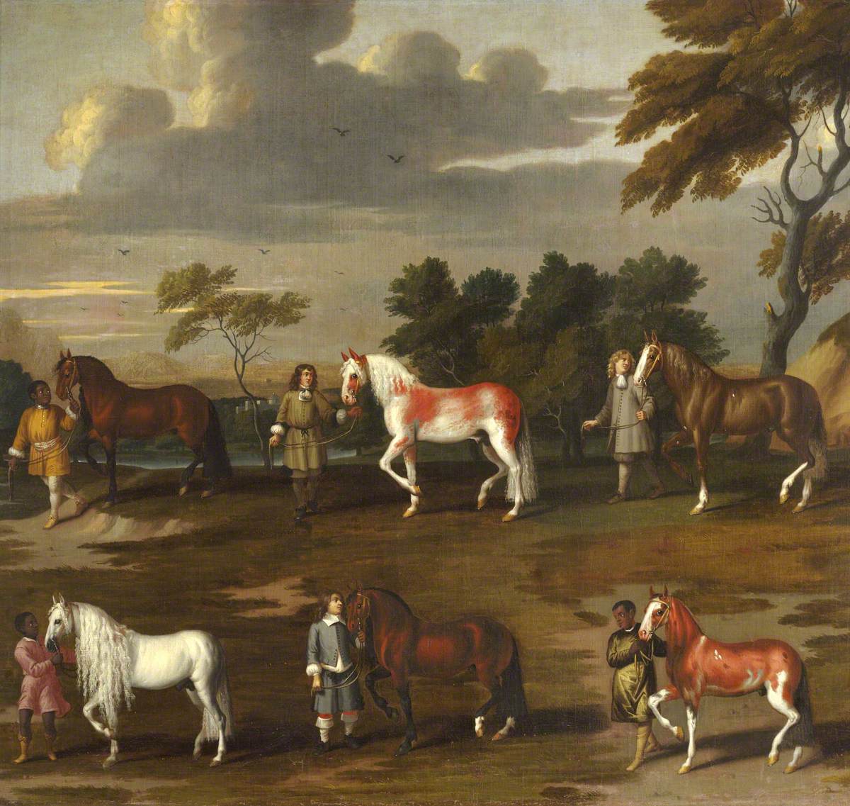 Six of the Duke of Newcastle’s Manège Horses