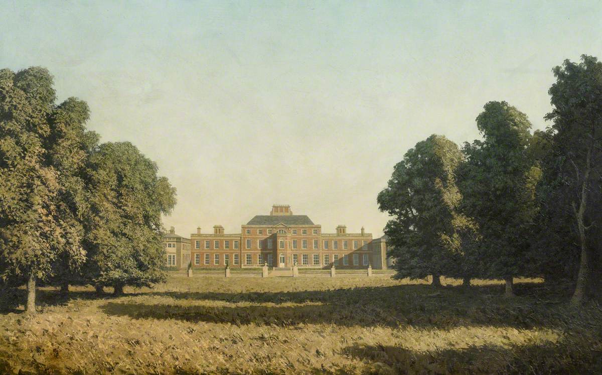 View of the North Façade, Wimpole Hall, Cambridgeshire
