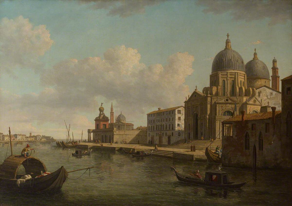 View of the Church of Santa Maria della Salute, Venice, Looking East