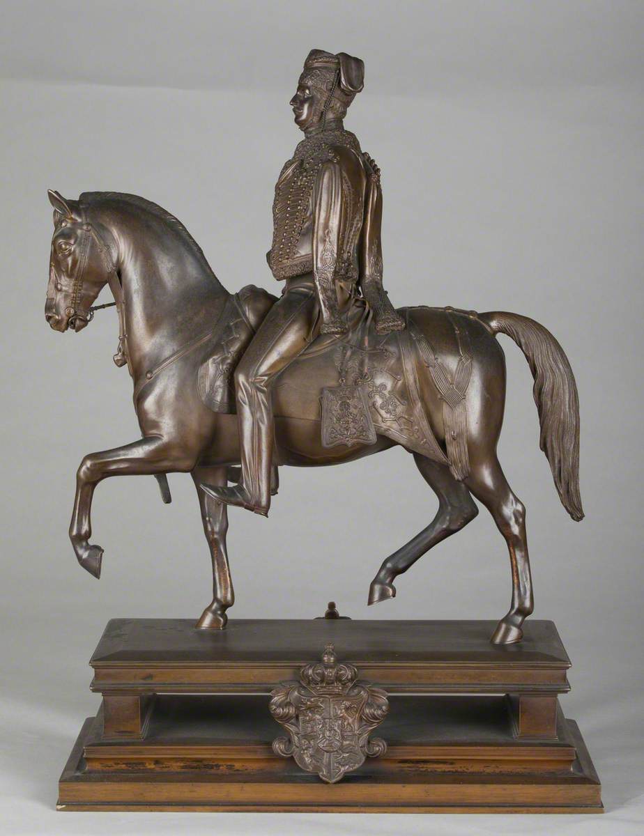 George V (1819–1878) of Hanover on Horseback