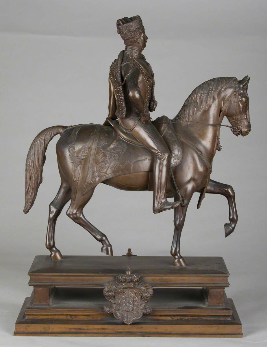 George V (1819–1878) of Hanover on Horseback