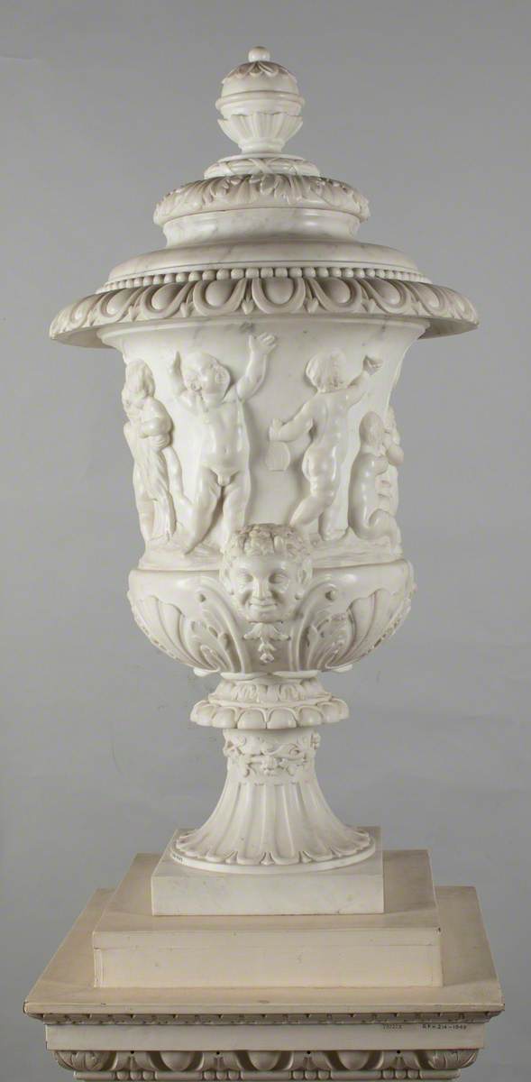 Vase with Scenes of Putti at Play