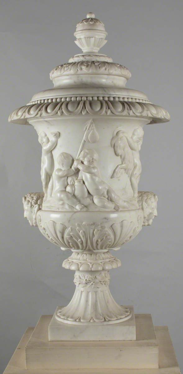 Vase with Scenes of Putti at Play