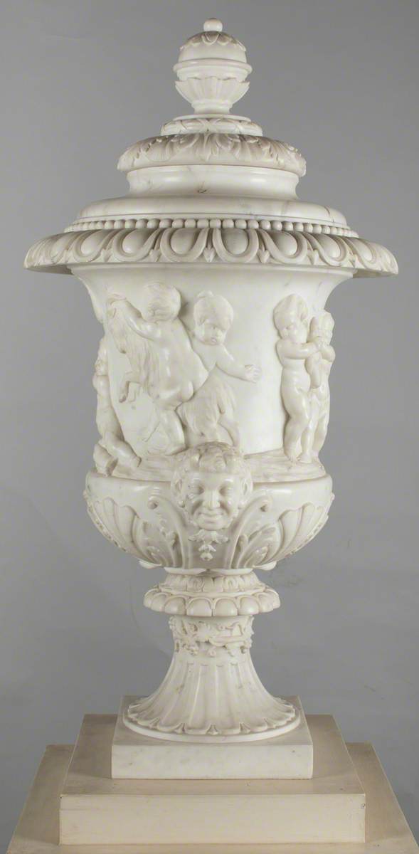 Vase with Scenes of Putti at Play