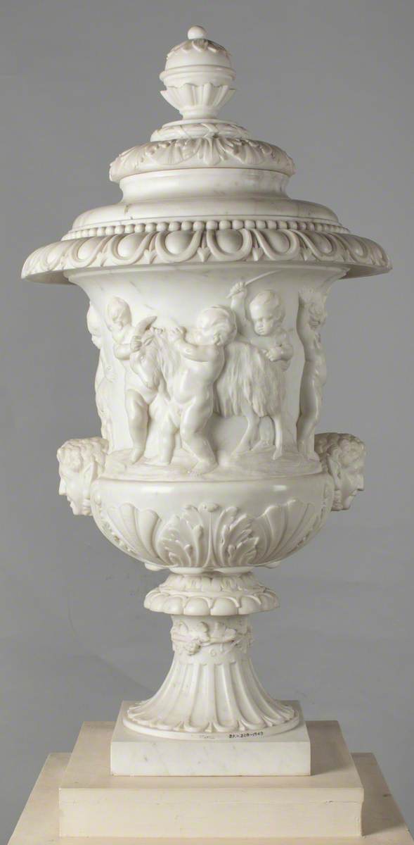 Vase with Scenes of Putti at Play