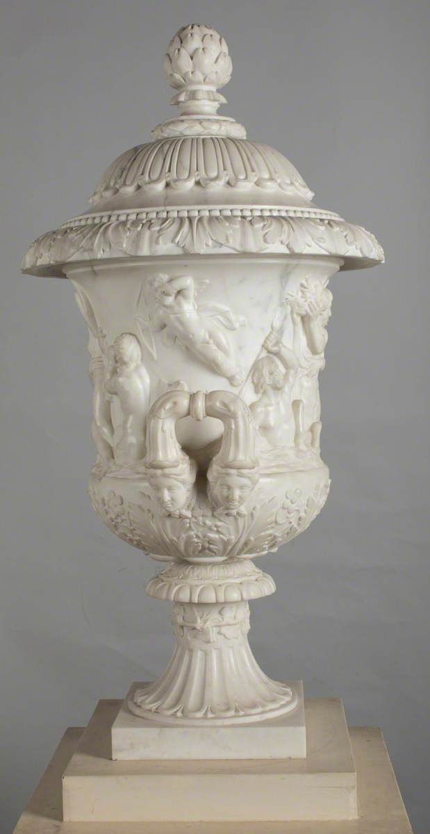 Vase with Marine Scenes