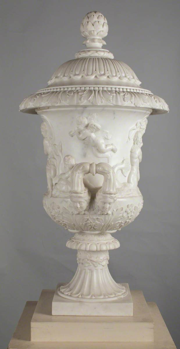 Vase with Marine Scenes