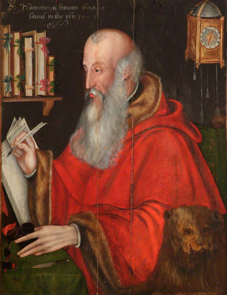 One of the Four Doctors of the Western Church: Saint Jerome (c.342–420 ...