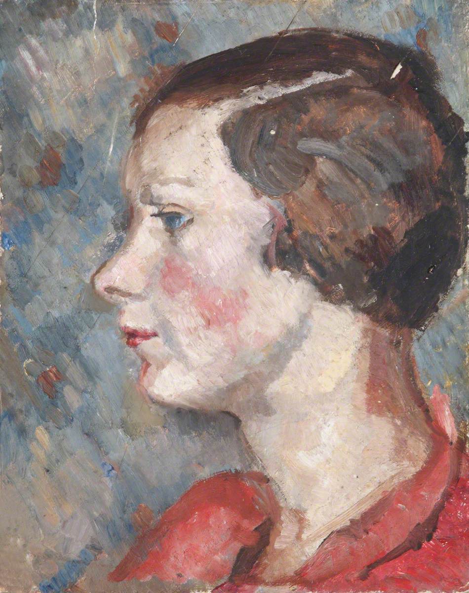 Study of the Head of an Unknown Young Woman in Profile