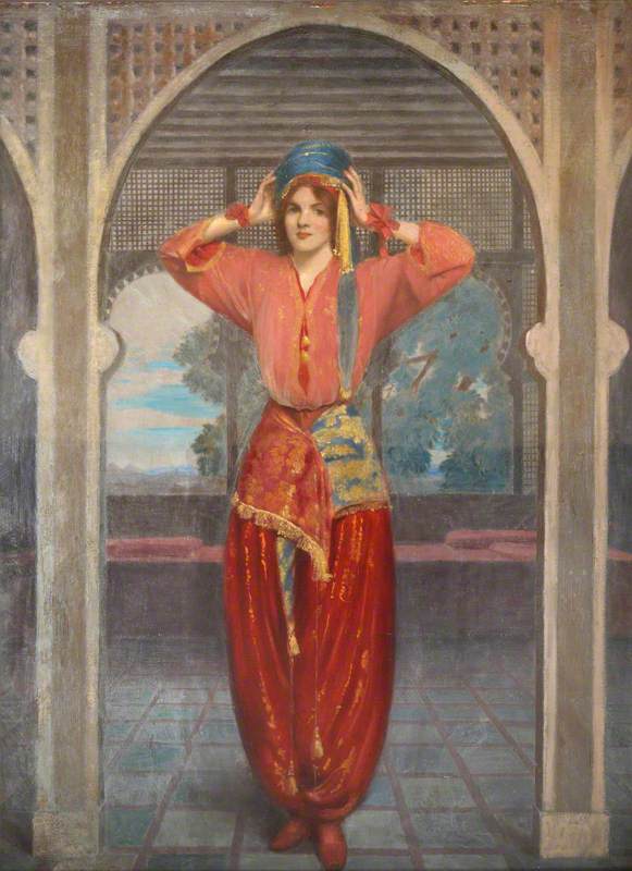 Girl Turkish Costume (Nellie Hozier, 1880–1960, Mrs Bertram Romilly)