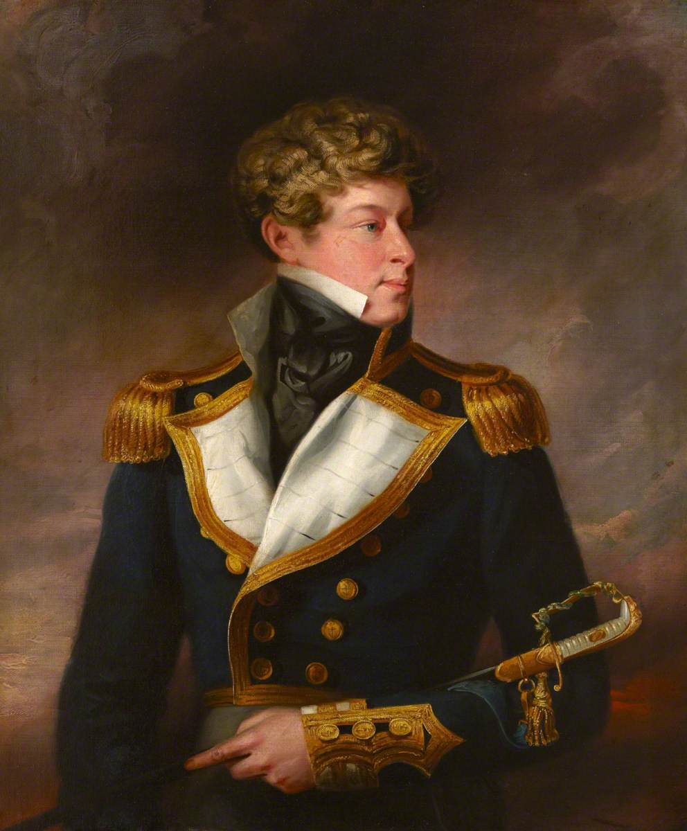 Rear Admiral Lord Adolphus FitzClarence (1802–1856), GCH, ADC, RN, as a Young Naval Officer