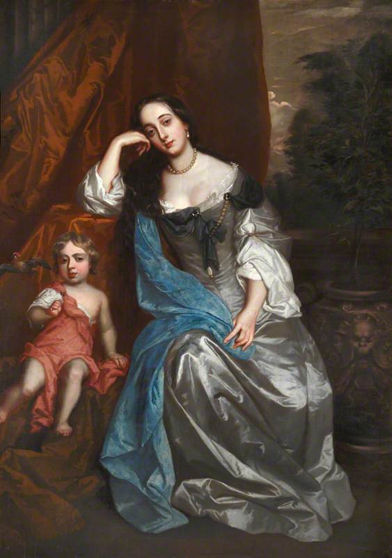Barbara Villiers (1640–1709), Countess of Castlemaine and Duchess of Cleveland, with Her Daughter, Lady Charlotte FitzRoy (1664–1718)