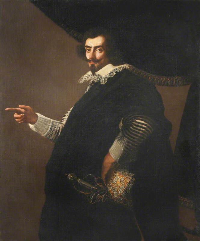 Portrait of an Unknown Gentleman in Black, Painting