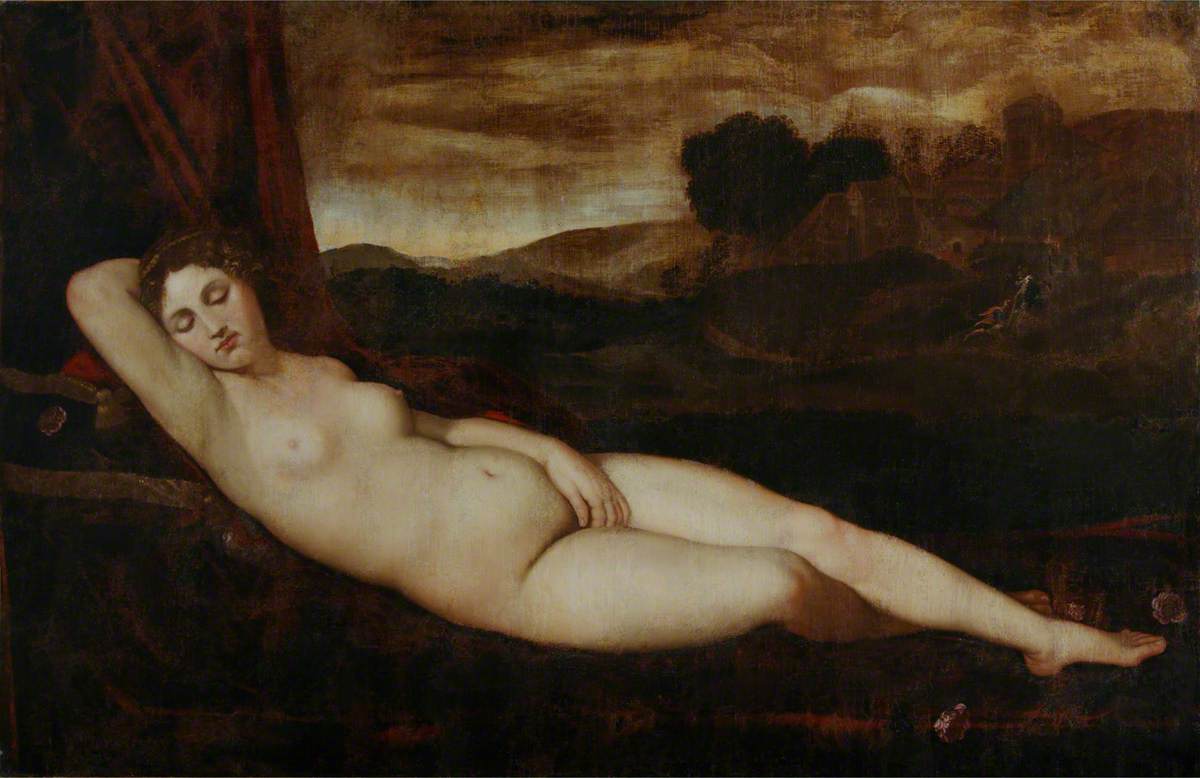Venus Sleeping in a Landscape
