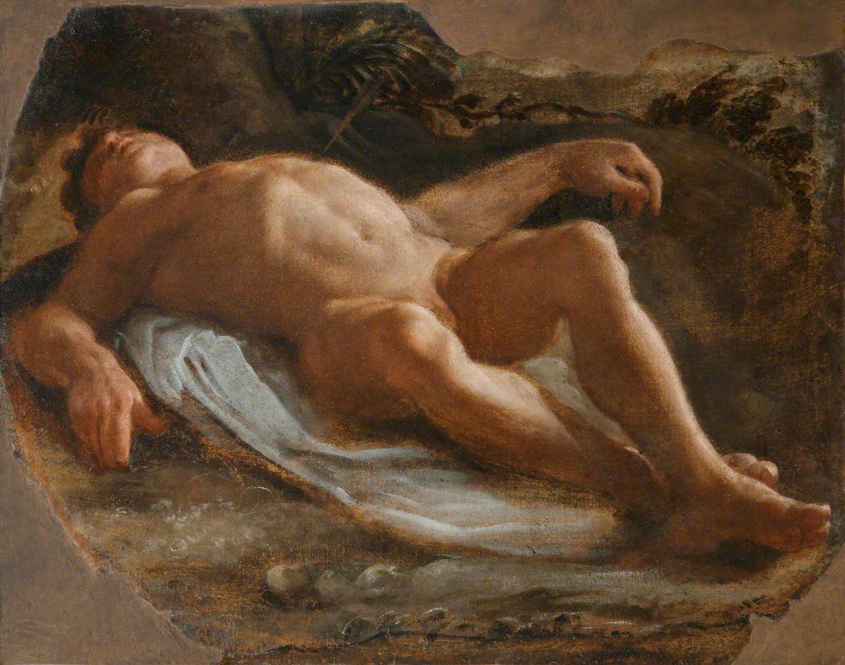 A Recumbent Male Nude 