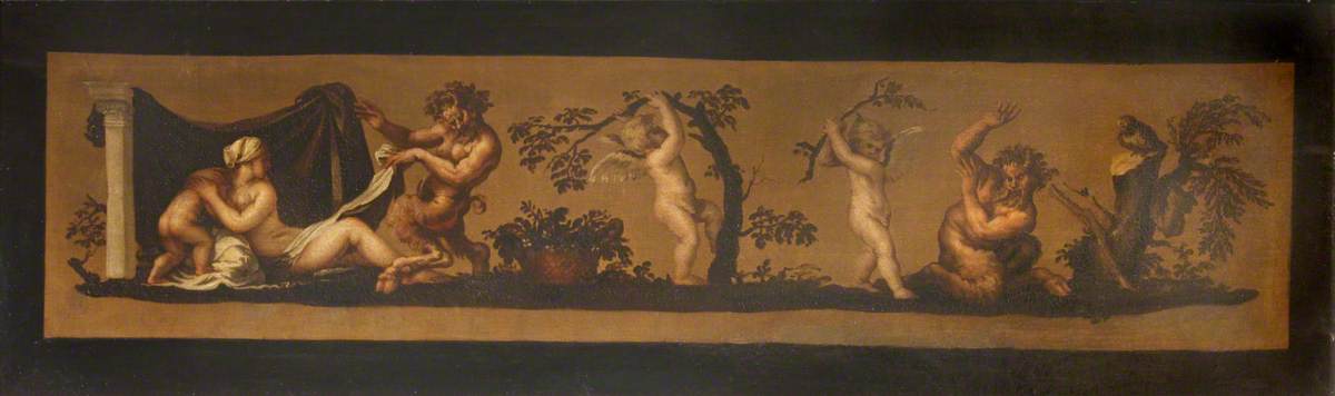 Nymph, Cupids and Satyrs