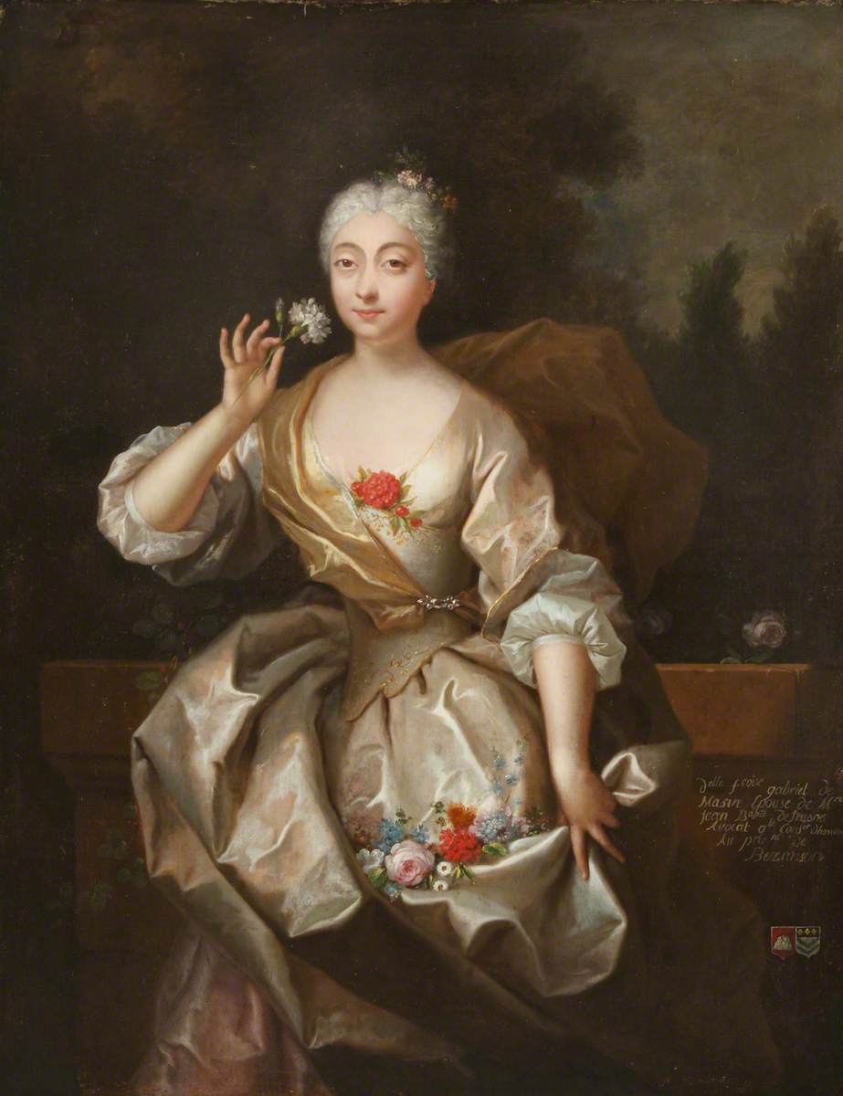 Portrait of an Unknown Lady Holding a Flower