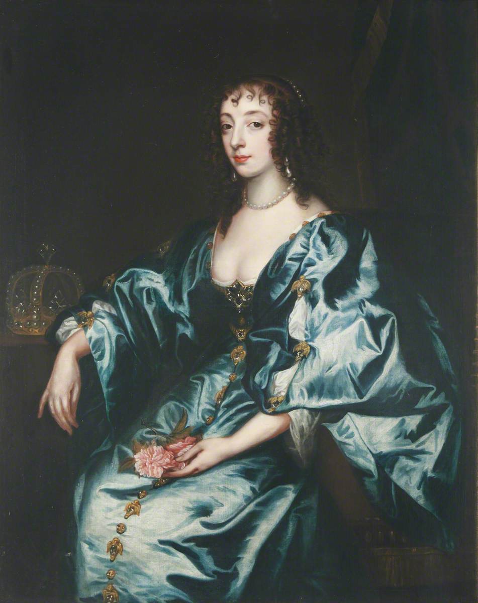 Henrietta Maria (1609–1669), in Blue | Art UK