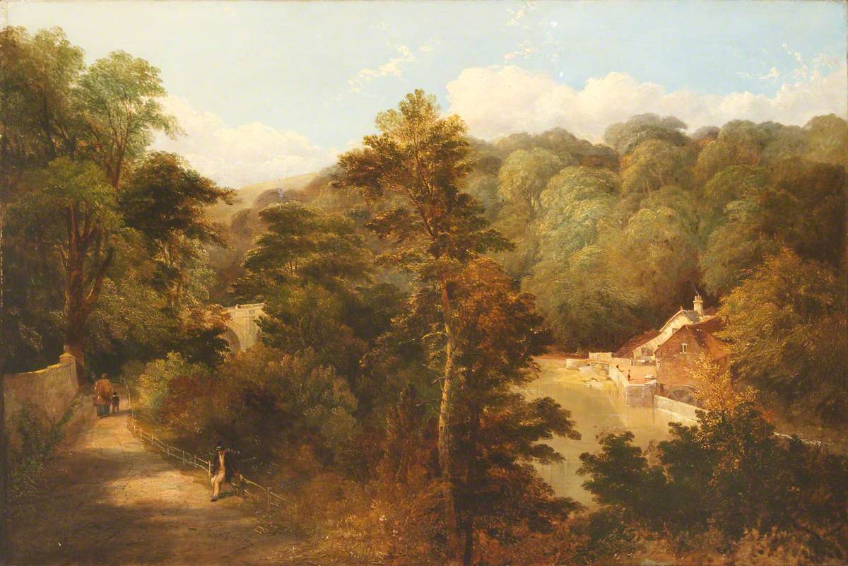 View of the Old Mill and Prebend's Bridge, Durham