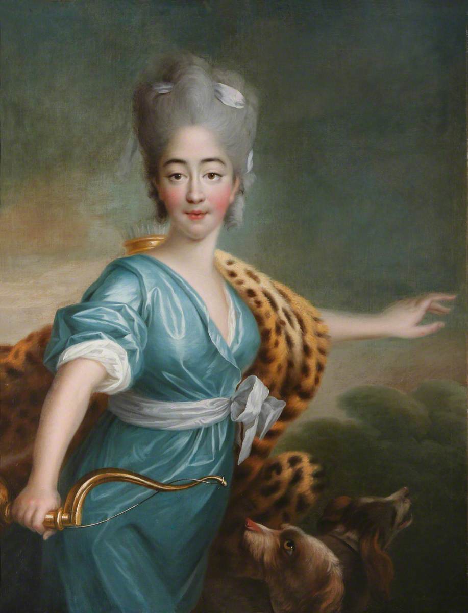 Marie-Joséphine-Louise de Savoie (1753–1810), comtesse de Provence, as Diana