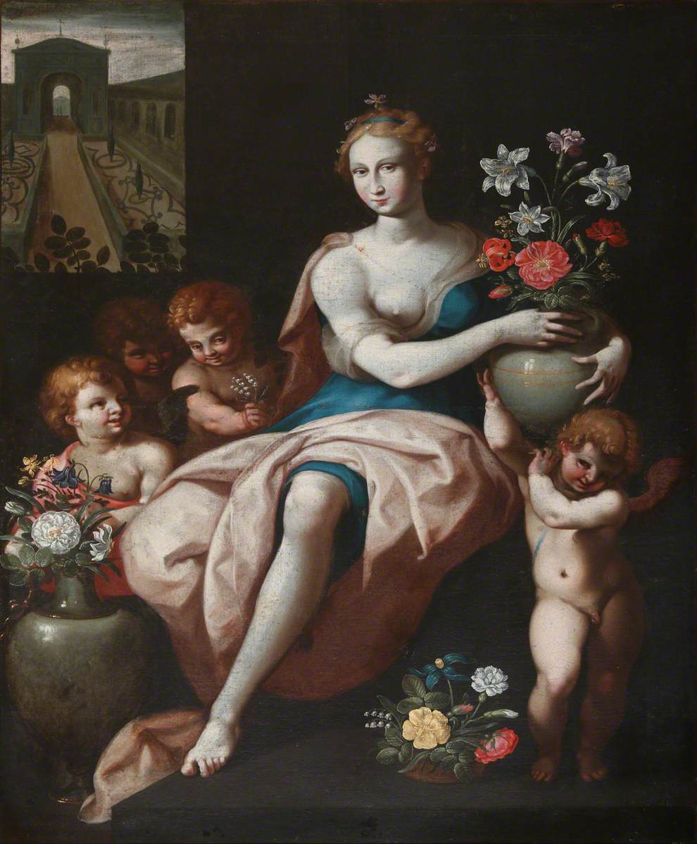 Flora with Putti