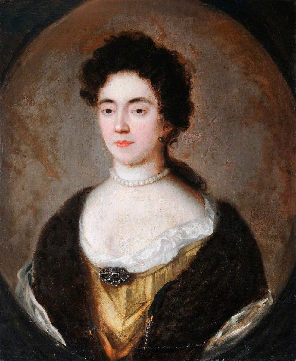 Portrait of an Unknown Lady in a Yellow Dress with a Fur Stole