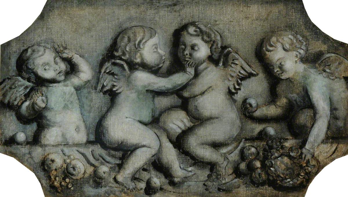Four Cupids Playing, with Fruit