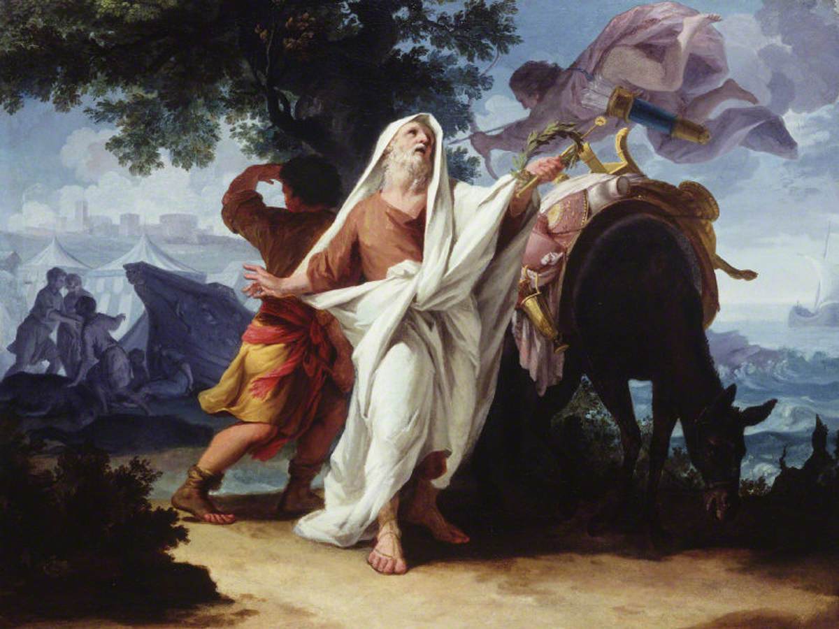 Chryses Persuading Apollo to Send the Plague upon the Greeks 