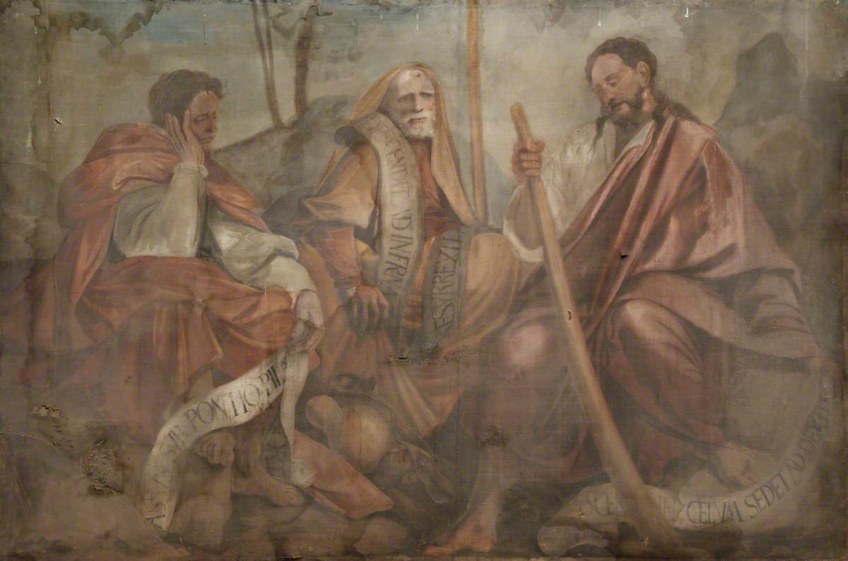 Christ with Saint Philip and Saint Peter (The Harrowing of Hell before the Descent into Limbo)