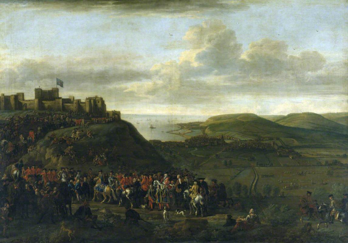 Lionel Sackville (1688–1765), 1st Duke of Dorset, Lord Warden of the Cinque Ports, Returning in Procession to Dover Castle