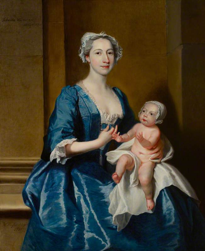 Johanna, Mrs Robert Warner of Bedhampton, and Her Daughter, Kitty (d.1772), Later Mrs Jervoise Clarke Jervoise