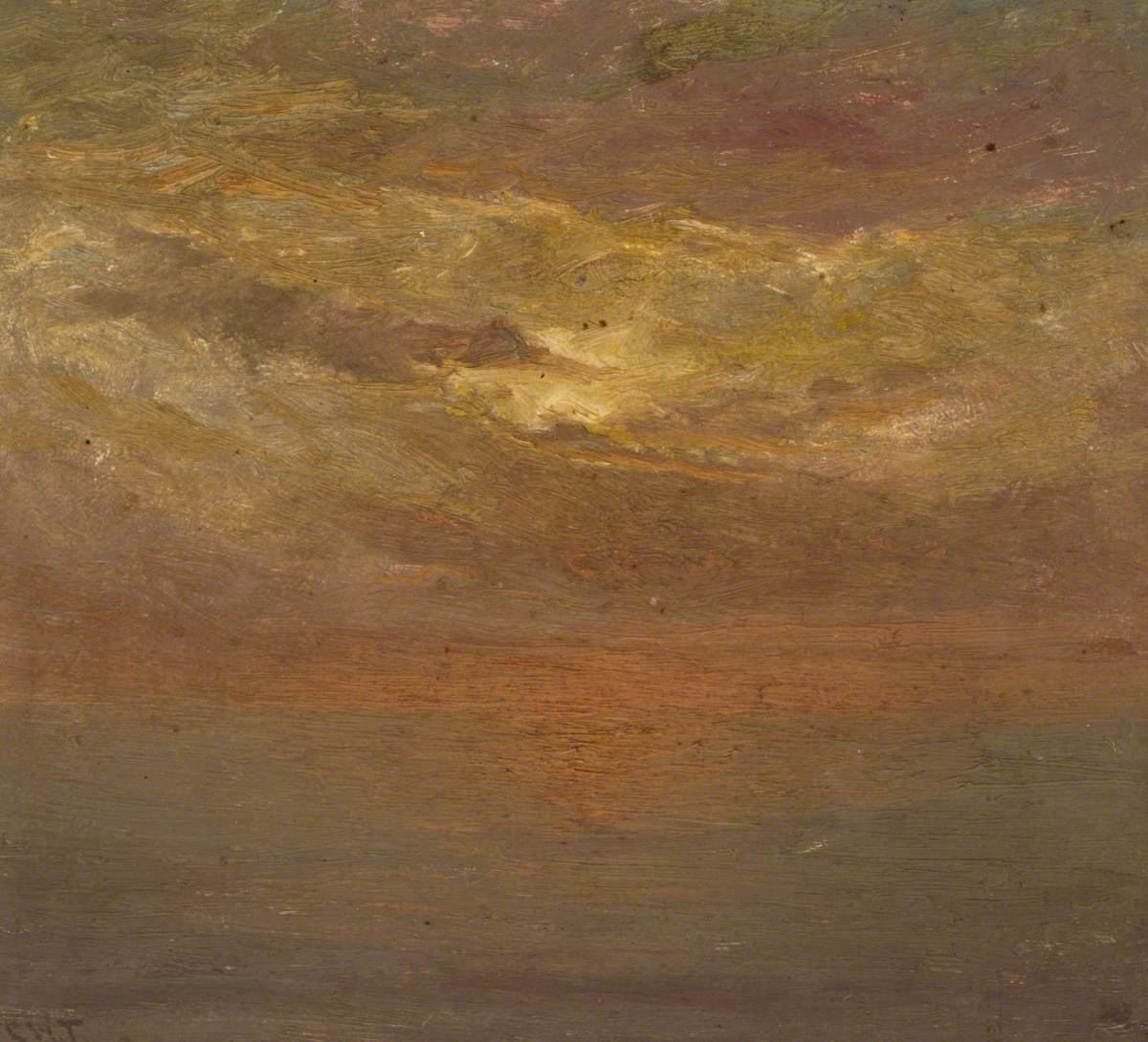 View of the Sky and Sea at Sunset