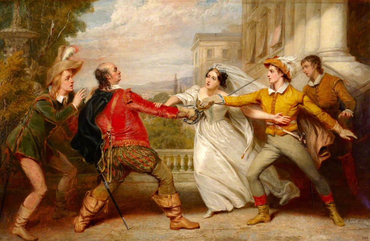 The Duel between Sir Toby and Sebastian