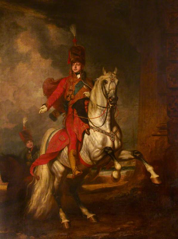 HRH the Prince Regent (1762–1830), Later George IV, and Colonel Charles Wyndham (1796–1866)